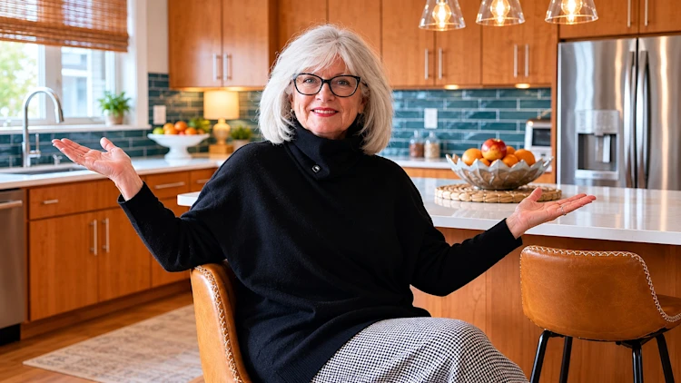 Kathy's video testimonial in her remodeled kitchen